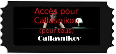 ticket pour film CALLASNIKOV avec Personne derrière piano